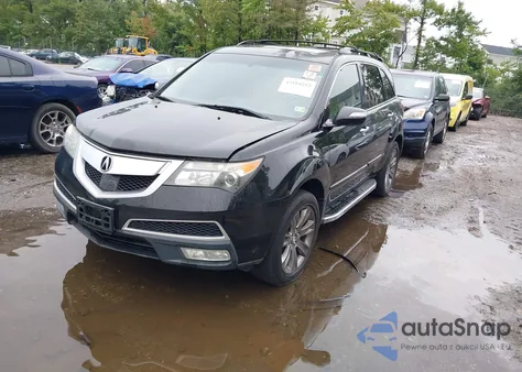 2010 Acura Mdx Advance Package z USA, uszkodzony, nr VIN 2HNYD2H53AH508991